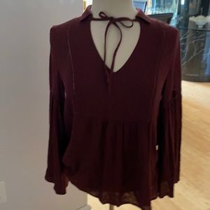 Womens Mall Peasant top